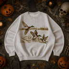 Retro Duck Nature Sweatshirt 90s Vintage Wildlife Mallard Pullover
