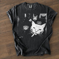 Funny Gangster Cat Shirt, Meme Cats Graphic Tee, Vintage Cat Lover Shirt, Funny Cat Meme Tee, Edgy Cat Shirt