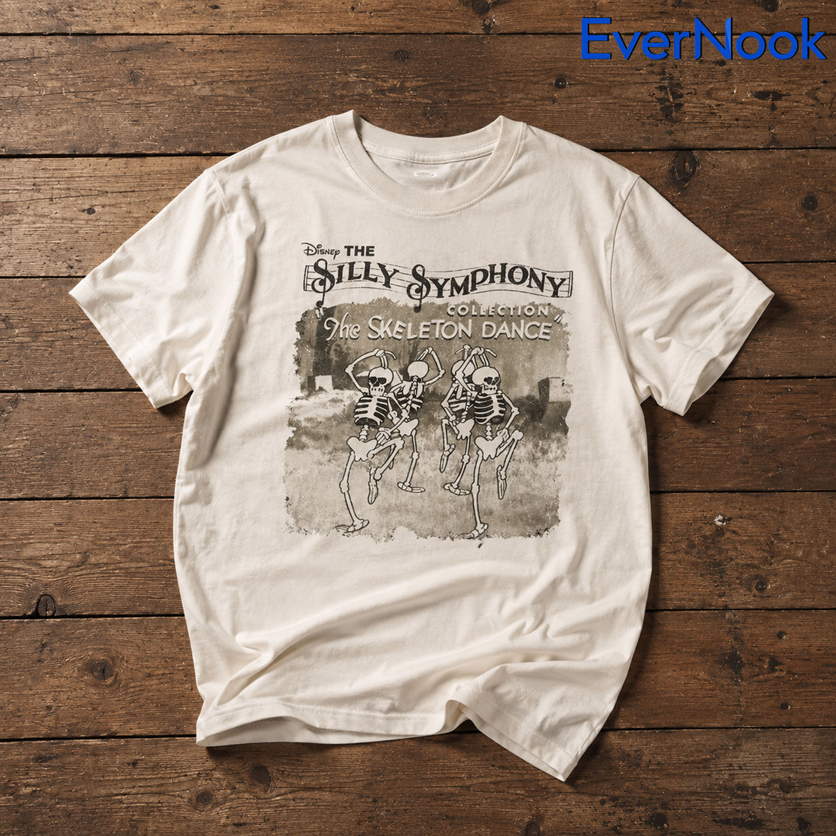 Vintage Silly Symphony Shirt, Halloween Shirt, The Skeleton Dance Shirt